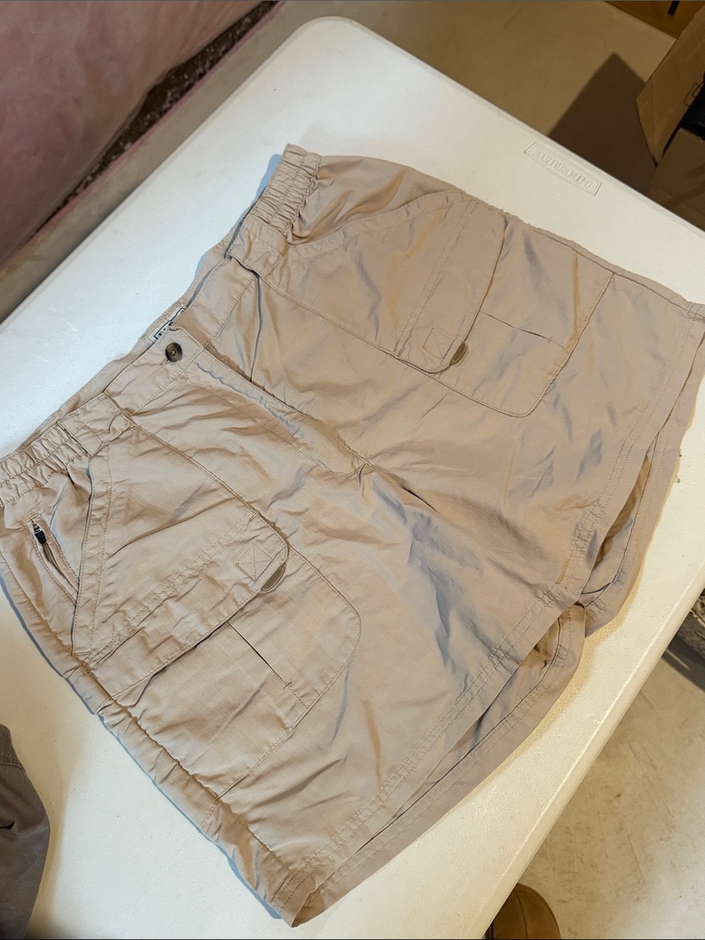 L.L. Bean women’s  Cargo Shorts in Khaki Tan